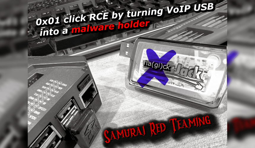 Red Teaming: 0x01 Click RCE via VoIP USB